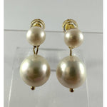 Victoria Drop Pearl Stud Earrings - Pure Apotheca