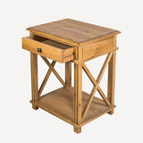 Villa Oak Bedside Table - Pure Apotheca