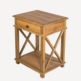 Villa Oak Bedside Table - Pure Apotheca
