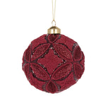 VINTAGE BURGUNDY DIAMOND CUT BAUBLE - Pure Apotheca