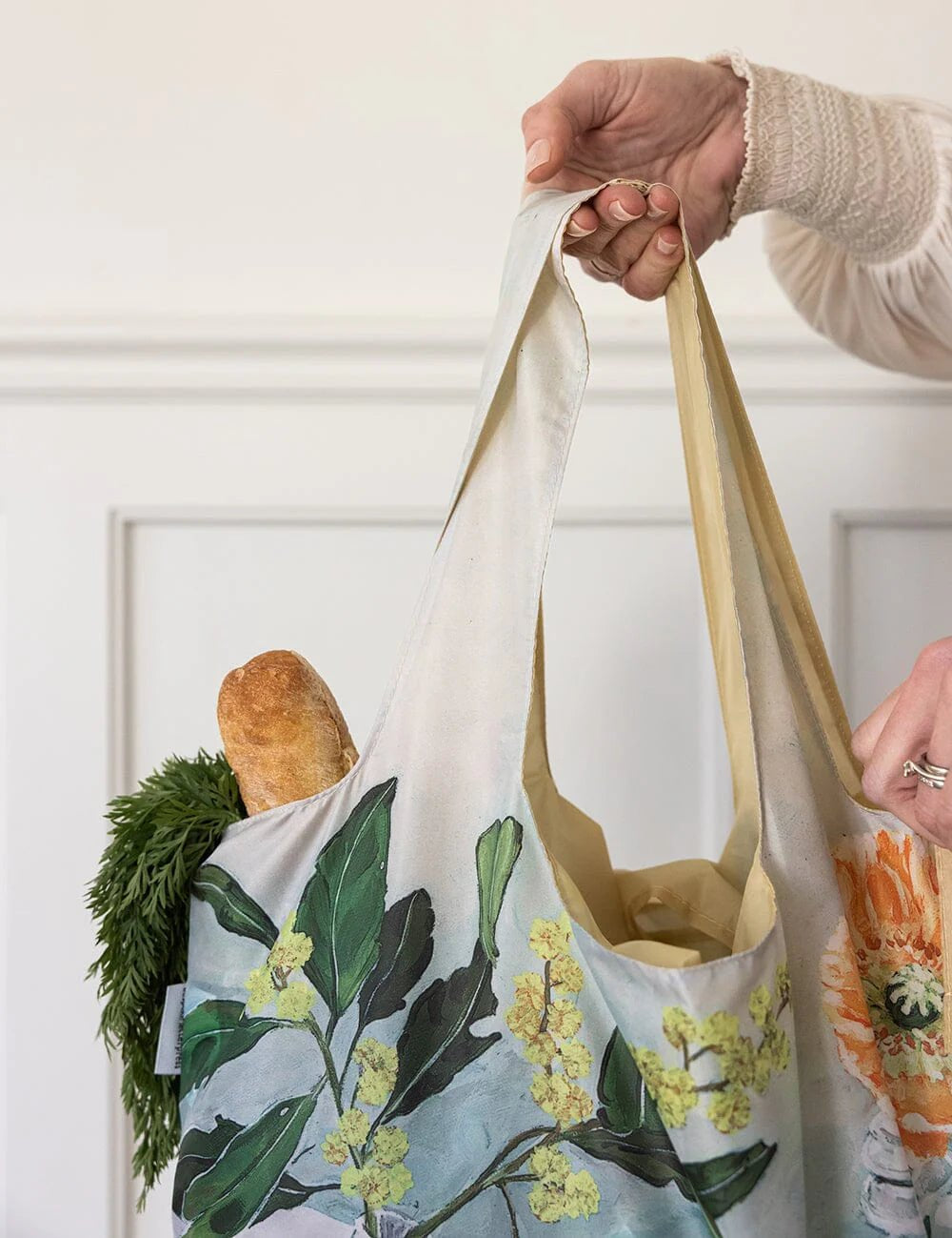 Wattle & Citrus Reusable Large Shopping Bag - Pure Apotheca