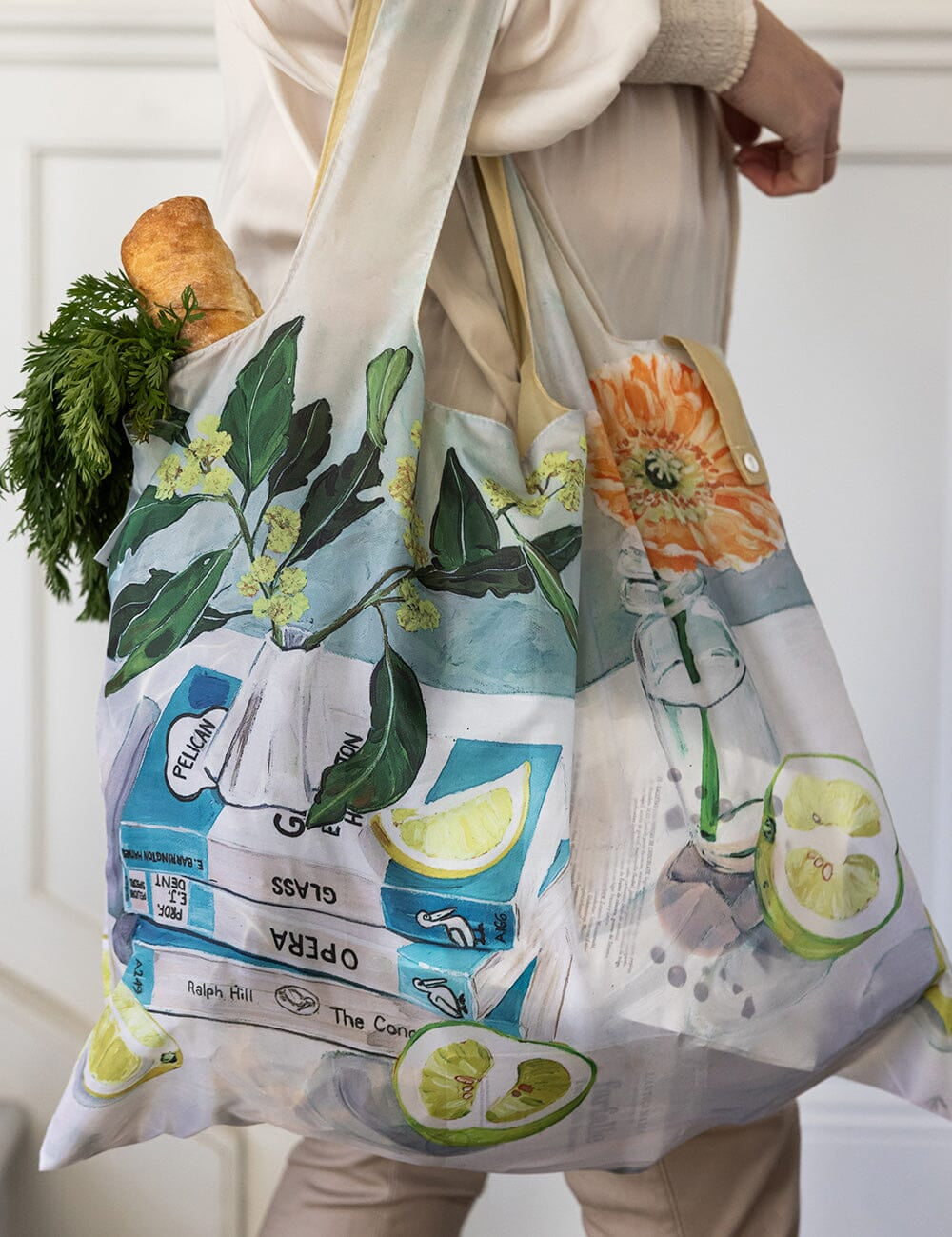 Wattle & Citrus Reusable Large Shopping Bag - Pure Apotheca