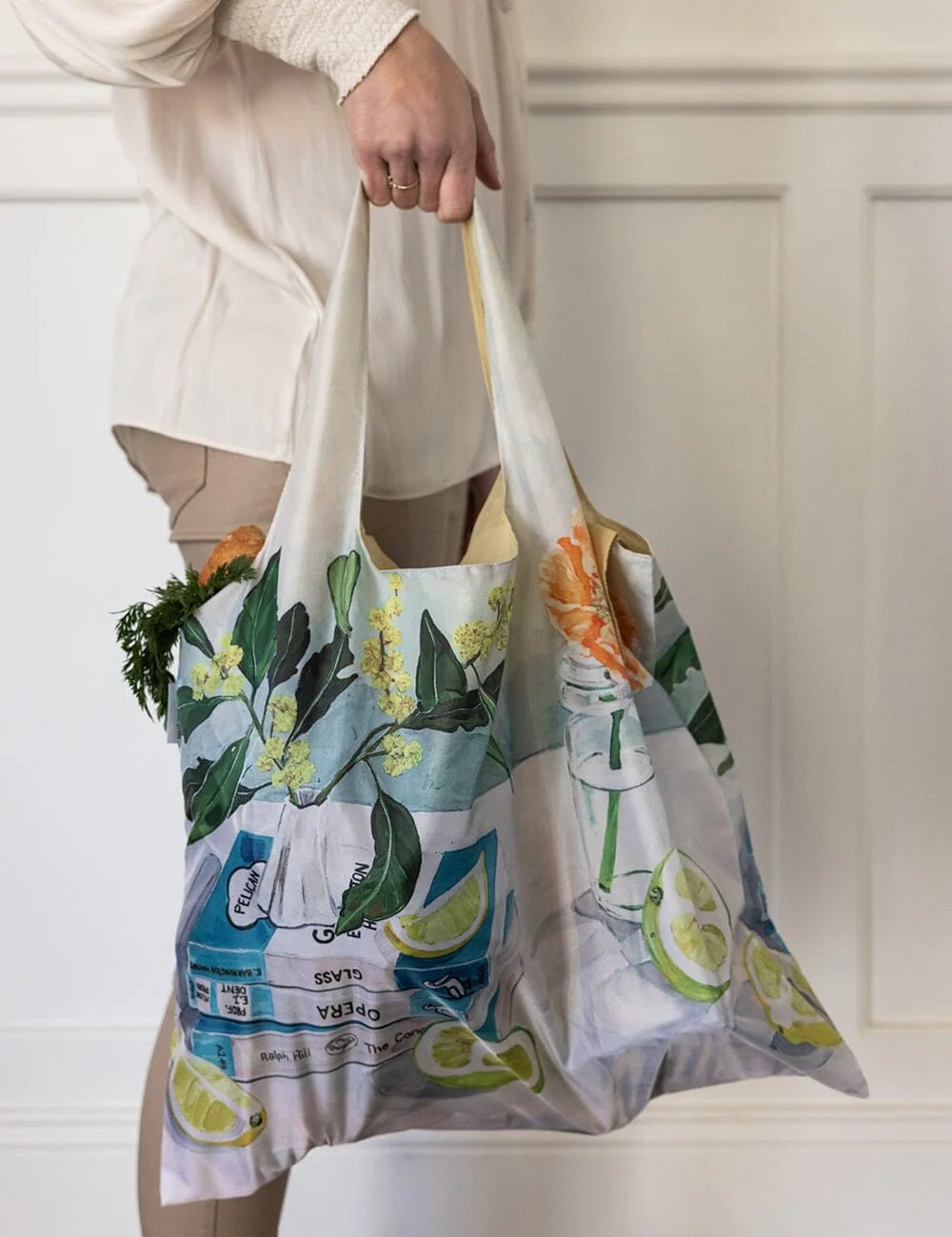 Wattle & Citrus Reusable Large Shopping Bag - Pure Apotheca