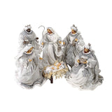 WHITE SILVER 6 PCE NATIVITY - Pure Apotheca