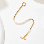 Zoya Pearl Gold Chain Bracelet - Pure Apotheca