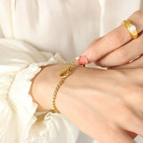 Zoya Pearl Gold Chain Bracelet - Pure Apotheca