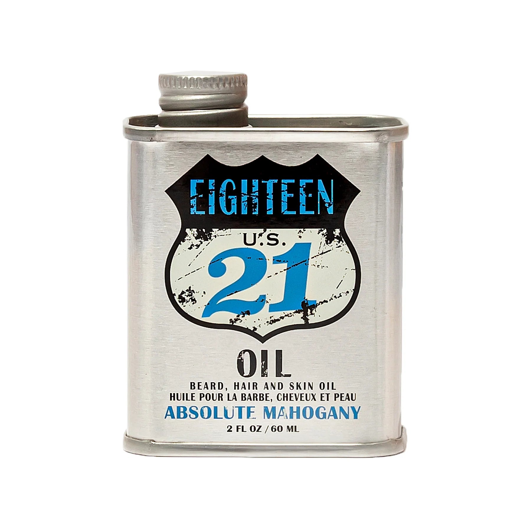 18.21 Man Made Beard, Hair & Skin Oil Absolute Mahogany 60ml - Pure Apotheca