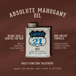 18.21 Man Made Beard, Hair & Skin Oil Absolute Mahogany 60ml - Pure Apotheca