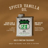 18.21 Man Made Beard, Hair & Skin Oil Spiced Vanilla 60ml - Pure Apotheca