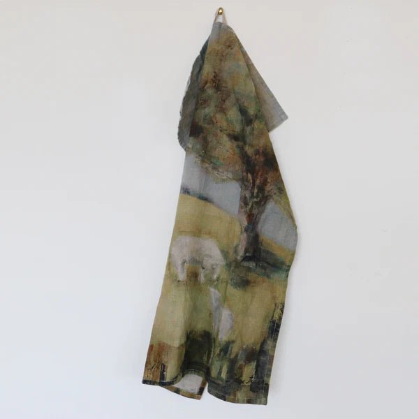 Cornwall Park Linen Tea Towel - Pure Apotheca