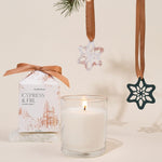 Cypress & Fir Boxed Glass Votive with Copper Rim - Pure Apotheca