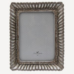 Fanned Rectangle Pewter Frame 5x7" - Pure Apotheca