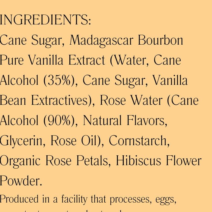 Flouwer Co. Sweet Rose Finishing Sugar - Pure Apotheca