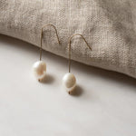 Gabrielle 14K Gold Freshwater Pearl Earrings - Pure Apotheca