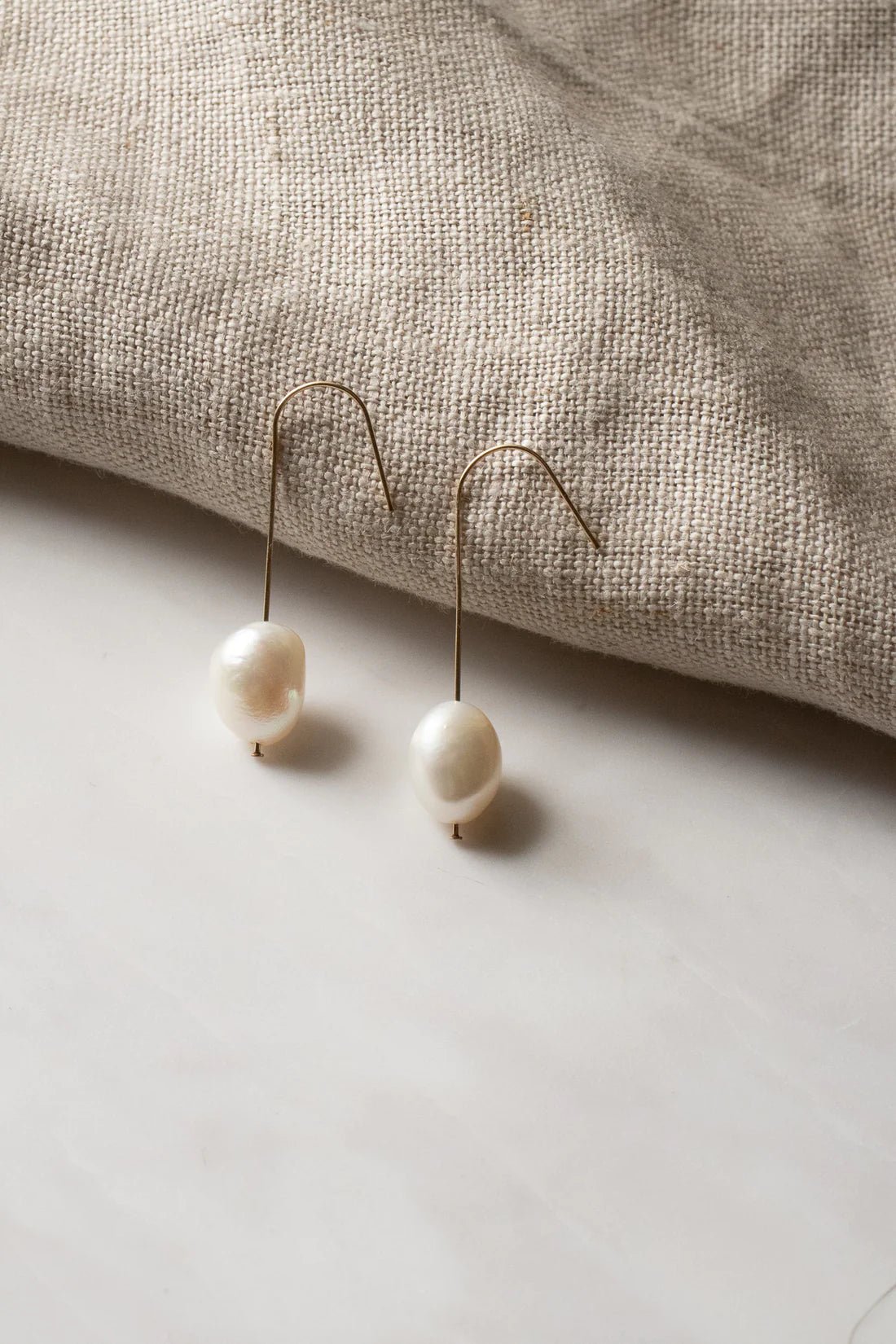 Gabrielle 14K Gold Freshwater Pearl Earrings - Pure Apotheca
