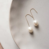 Gabrielle 14K Gold Freshwater Pearl Earrings - Pure Apotheca
