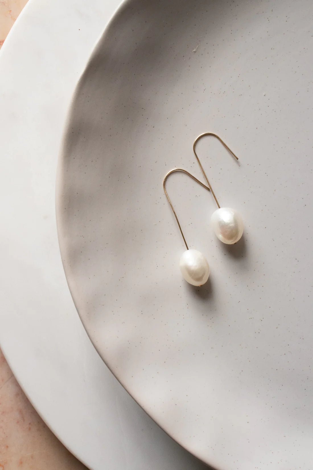 Gabrielle 14K Gold Freshwater Pearl Earrings - Pure Apotheca