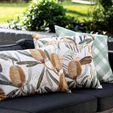 Green Check Outdoor Cushion - Pure Apotheca