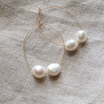Isabella 14K Gold Freshwater Pearl Earrings - Pure Apotheca