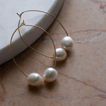 Isabella 14K Gold Freshwater Pearl Earrings - Pure Apotheca
