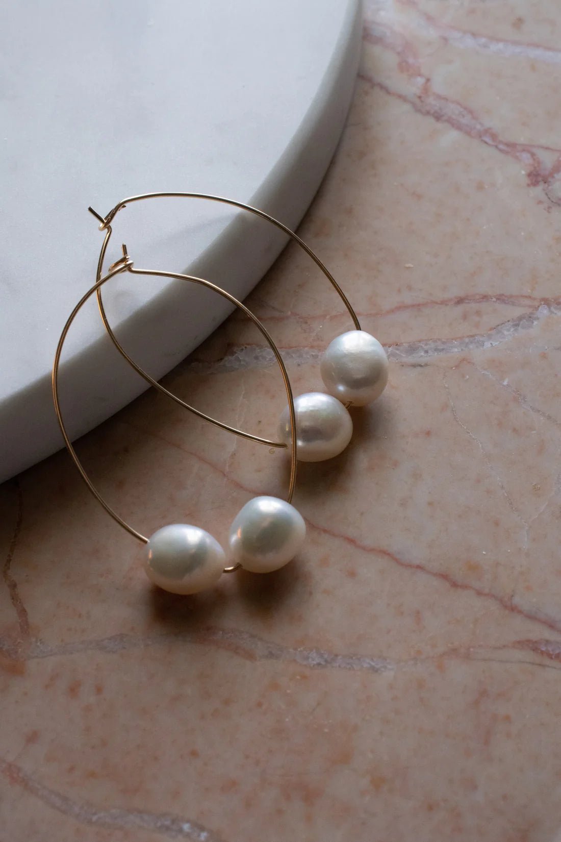 Isabella 14K Gold Freshwater Pearl Earrings - Pure Apotheca