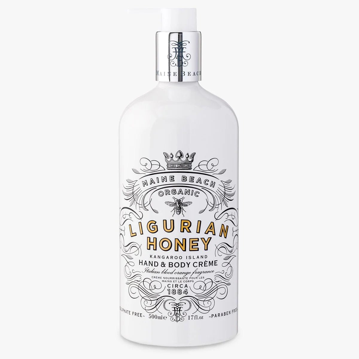 Kangaroo Island Ligurian Honey Body & Hand Creme 500ml - Pure Apotheca