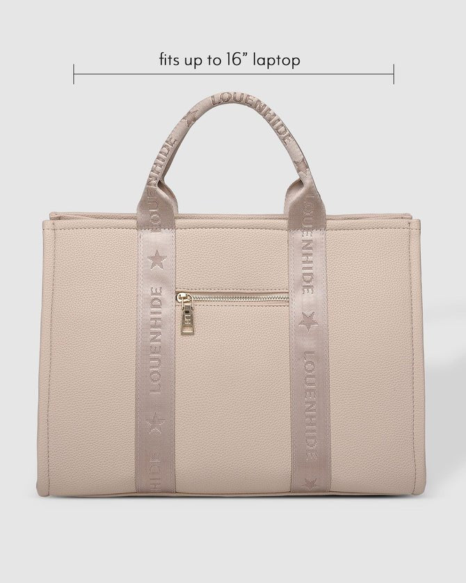 Manhattan Logo Tote Bag Biscotti - Pure Apotheca