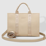 Manhattan Logo Tote Bag Biscotti - Pure Apotheca