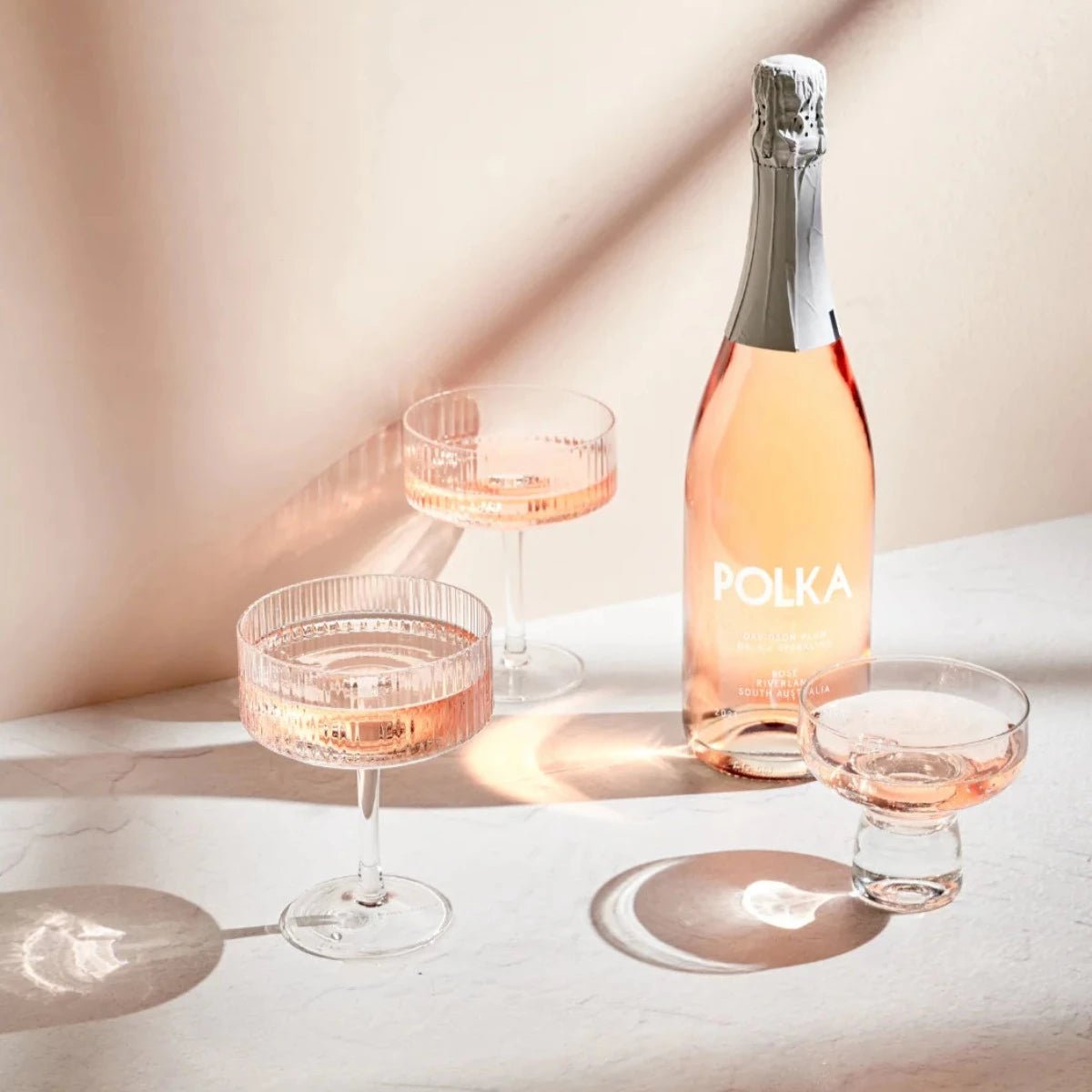 Polka Davidson Plum De-Alc Sparkling Rose 750ml - Pure Apotheca