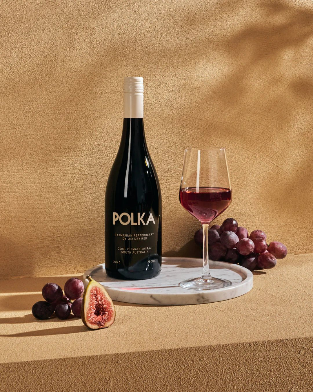 Polka Tasmanian Pepperberry De-Alc Dry Red 750ml - Pure Apotheca