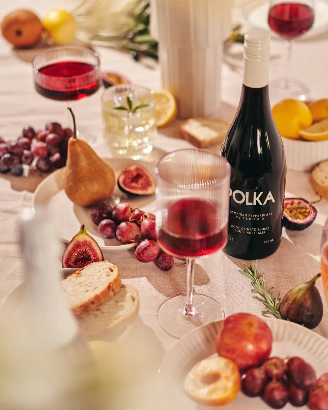 Polka Tasmanian Pepperberry De-Alc Dry Red 750ml - Pure Apotheca