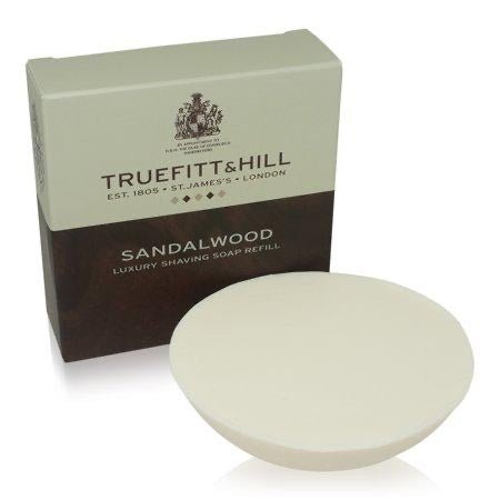 TrueFitt & Hill Sandalwood Luxury Shaving Soap Refill 100g - Pure Apotheca