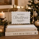 Merry Christmas Champagne Table Sign