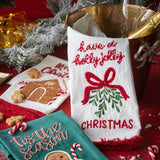 Holly Jolly Tea Towel