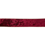 10 CM BURGUNDY VELVET RIBBON - Pure Apotheca