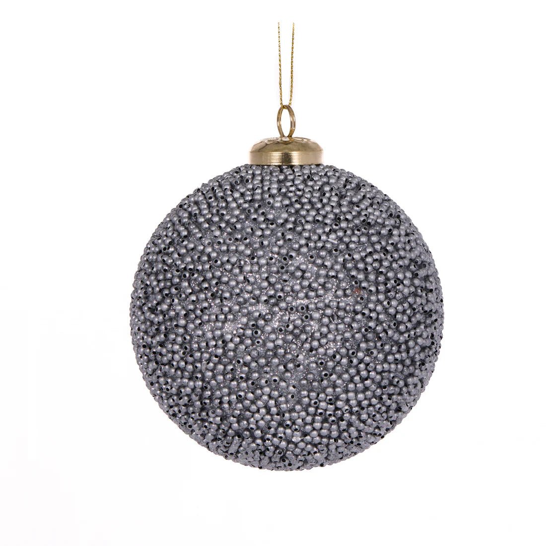 10 CM SILVER CAVIAR BAUBLE - Pure Apotheca