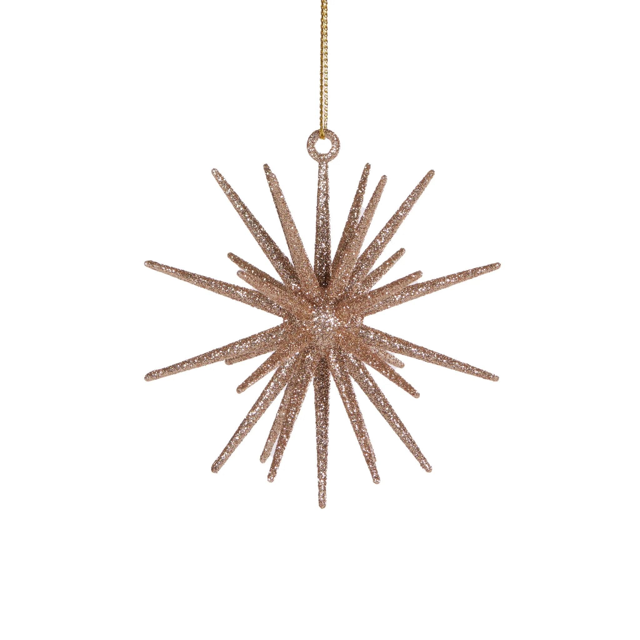 10CM CHAMPAGNE GLITTER ORBIT HANGING - Pure Apotheca