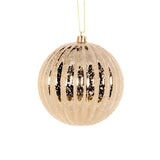 10CM RIBBED GOLD MERCURY BAUBLE - Pure Apotheca