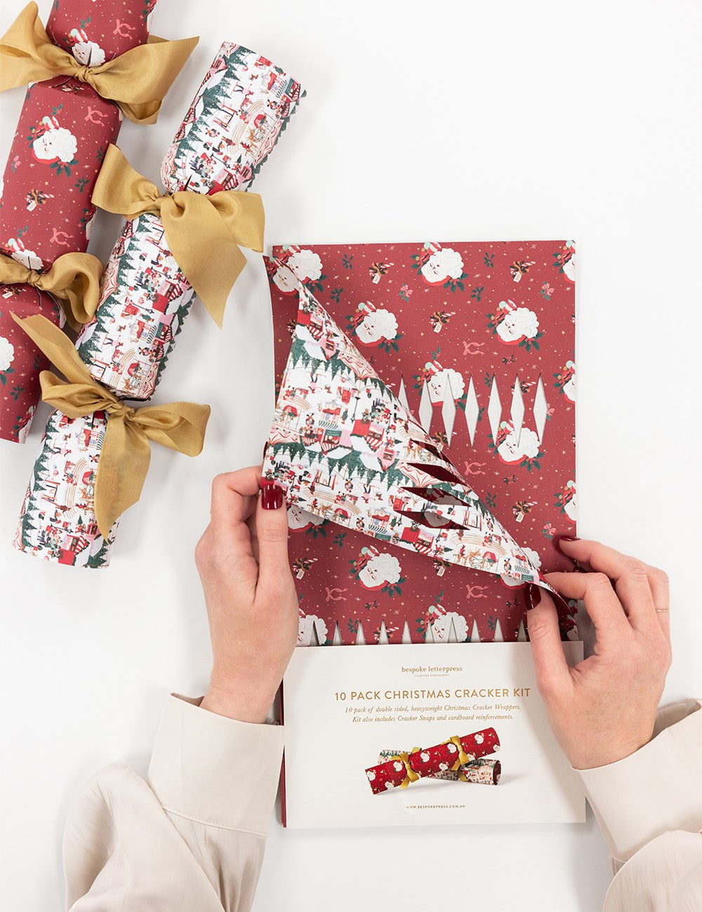 10pk Christmas Cracker Kit - Jingle Bells Christmas - Pure Apotheca