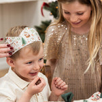 10pk Christmas Paper Crown Hats - Jolly Santa Bells - Pure Apotheca