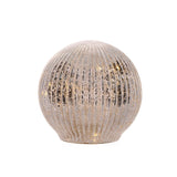 11 CM LED MERCURY RIBBED SPHERE - Pure Apotheca