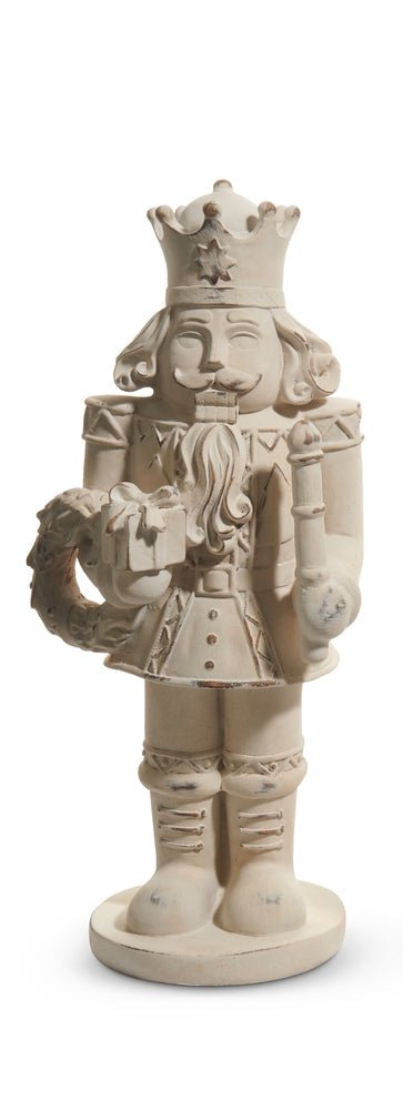 11” WHITEWASHED NUTCRACKER - 3 ASSTD - Pure Apotheca