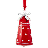 11.25" Red with White Polka Dot Bell - Pure Apotheca