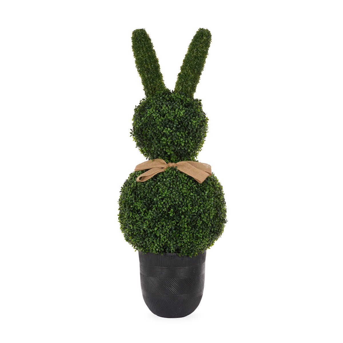 114 CM TOPIARY BUNNY WITH BOW - Pure Apotheca