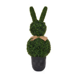 114 CM TOPIARY BUNNY WITH BOW - Pure Apotheca