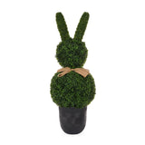 114 CM TOPIARY BUNNY WITH BOW - Pure Apotheca