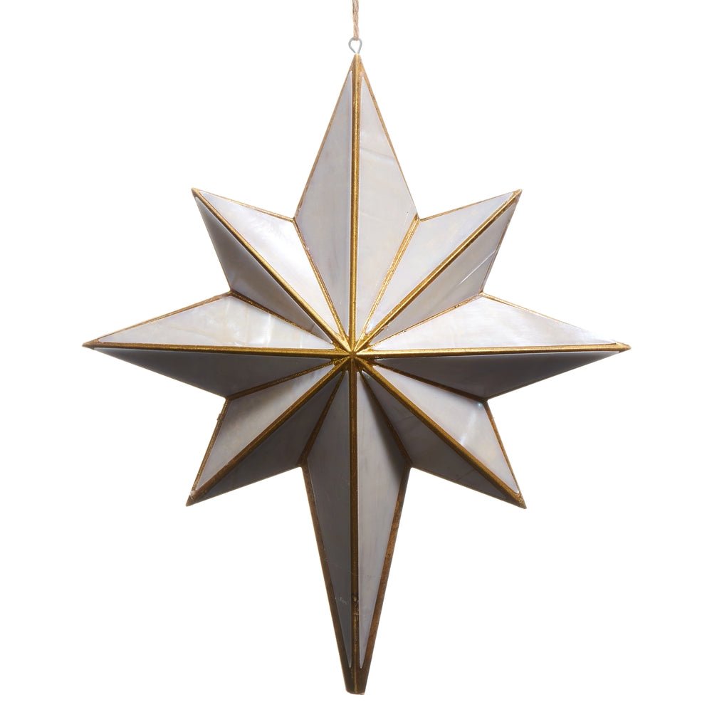 11.5" CAPIZ STAR ORNAMENT - Pure Apotheca