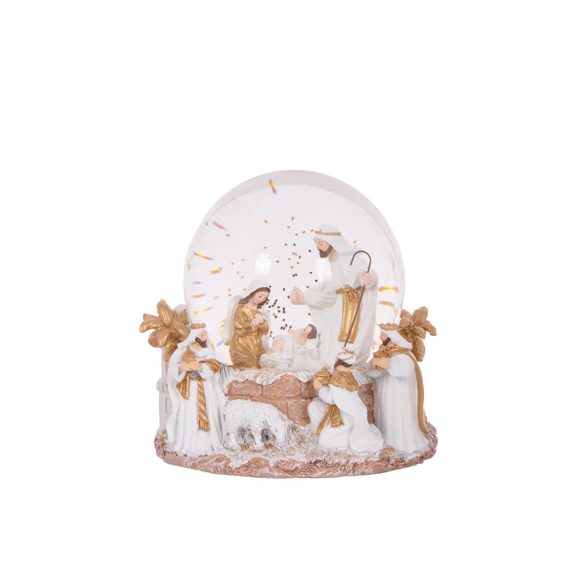 12 CM MUSICAL NATIVITY SNOW GLOBE - Pure Apotheca