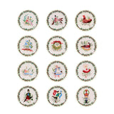 12 DAYS OF CHRISTMAS DINNER PLATES GIFT SET - Pure Apotheca