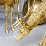 120 CM GOLD ETCHED STANDING REINDEER - Pure Apotheca